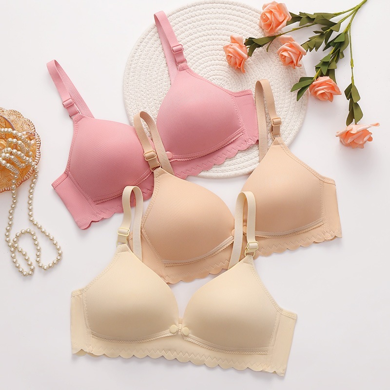 *811 ของคนท้อง👙เสื้อในให้นมบุตรไร้ขอบ👙เสื้อในให้นม สีพาสเทล ใส่ปั๊มนมได้ คนท้อง Nursing Bras บราแม่หลังคลอด (COD)