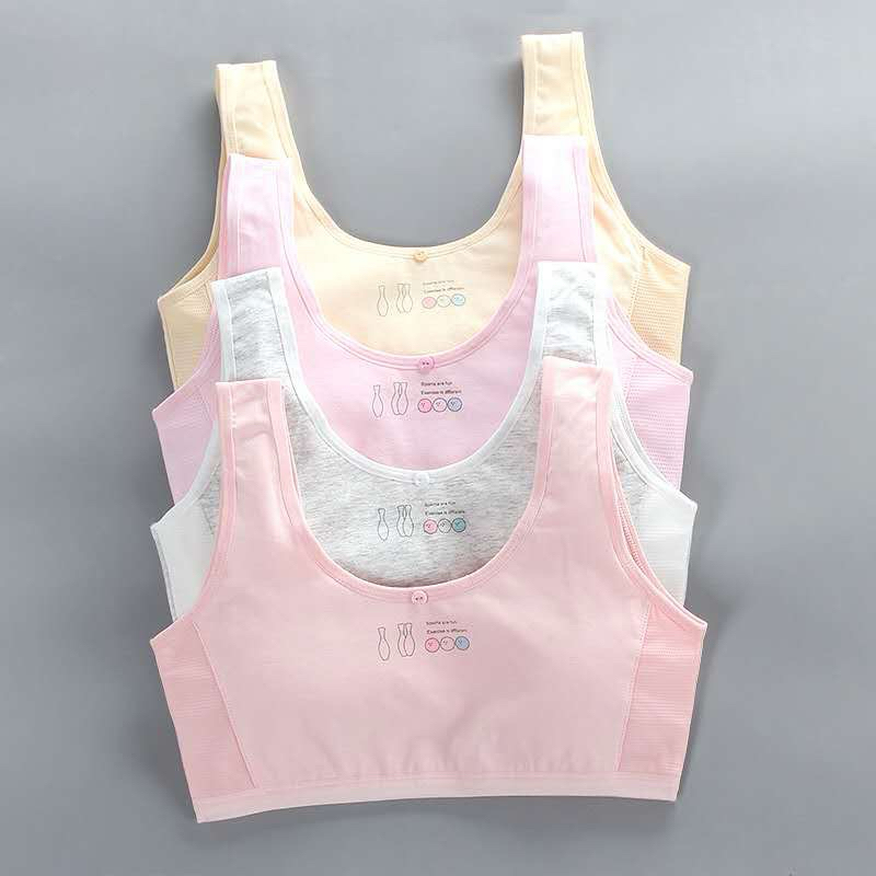 เสื้อชั้นในเด็กผู้หญิง คอตตอน 100% ใส่สบายเนื้อผ้าดีเกินราคา 8-15 ขวบ
