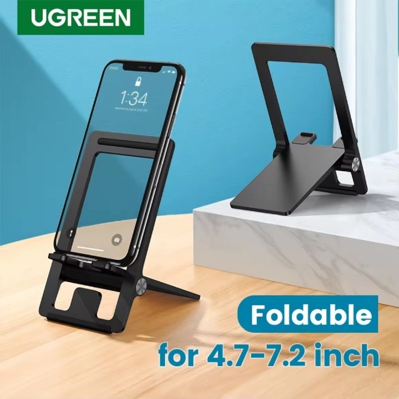 แท้ UGREEN ขาตั้งโทรศัพท์มือถือ แบบพับได้ สําหรับ iPhone รูปที่ 7