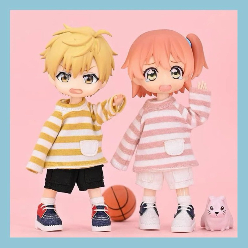 💙พร้อมส่ง เสื้อลายทางob11