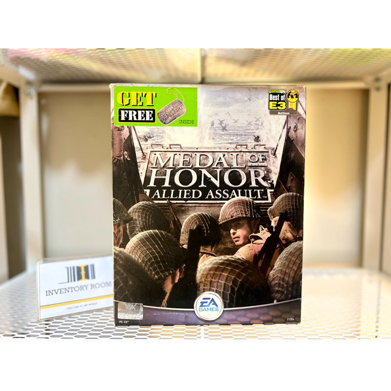 [แผ่นเกมส์ PC พีซี ลิขสิทธิ์แท้] ❌สินค้าหมด❌Medal of Honor Allied Assault ภาคเสริม กล่องใหญ่[กล่องไท