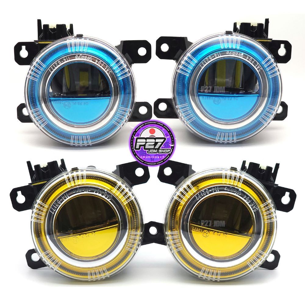 ✅️ไฟ2สี ปรับระดับได้ ไฟตัดหมอก V8 HONDA ACCESS LED เหลือง/ฟ้า งานเทียบ เหมือนขั้นสุด JAZZ CITY CIVIC