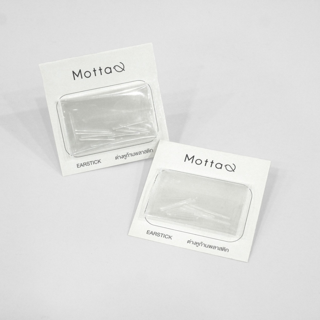 Motta ก้านต่างหูพลาสติกใส