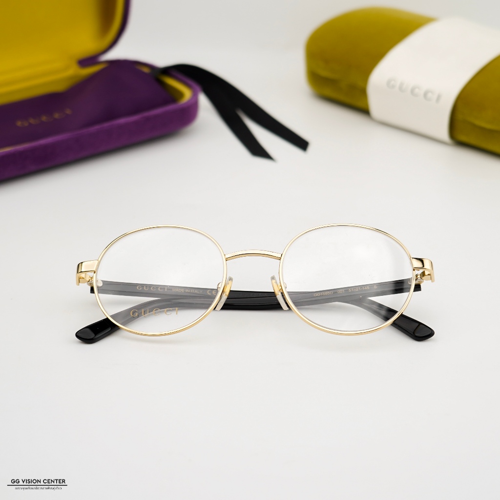 Gucci Eyewear รุ่น GG1585O รหัส GG1585O  แว่นตากุชชี่ by GG VISION CENTER ออกใบกำกับภาษี