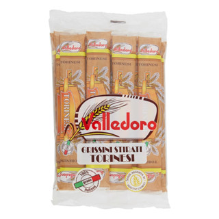 วัลเลโดโร่ ขนมปังแท่งอบกรอบ (กริสซีนี โตรีเนซี) ขนาด 240 ก. …