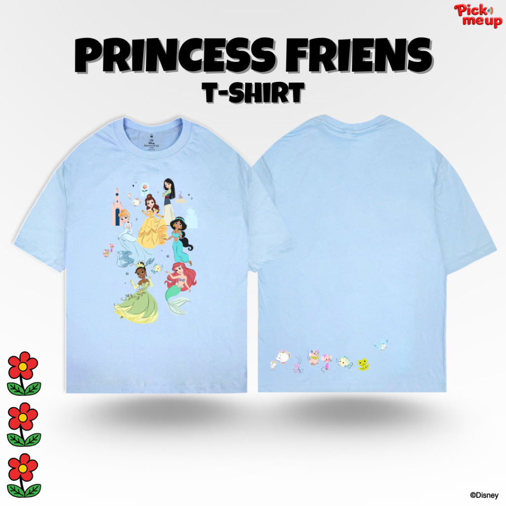 Pick Me Up เสื้อยืดพิมพ์ลาย Princess Friends ลิขสิทธิ์ Disney