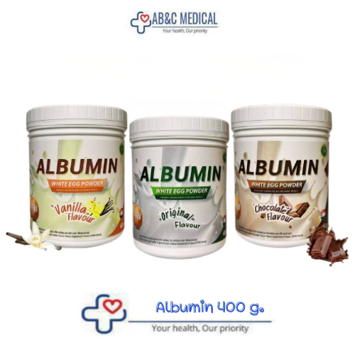 Albumin ผงไข่ขาว  ผงโปรตีนไข่ขาว (อัลบูเมน) 400g EXP:01/10/26