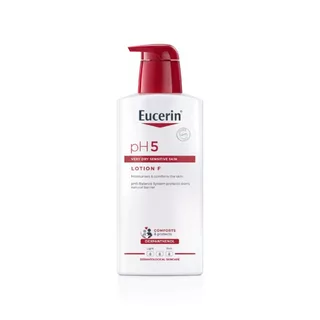 Eucerin pH5 Very Dry Sensitive Skin Lotion F 400 ml. ยูเซอริน โลชั่น เอฟ โลชั่นบำรุงผิว