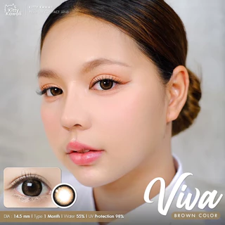 Kitty Kawaii Contact Lens : Viva - คอนแทคเลนส์รายเดือน (VIAL)