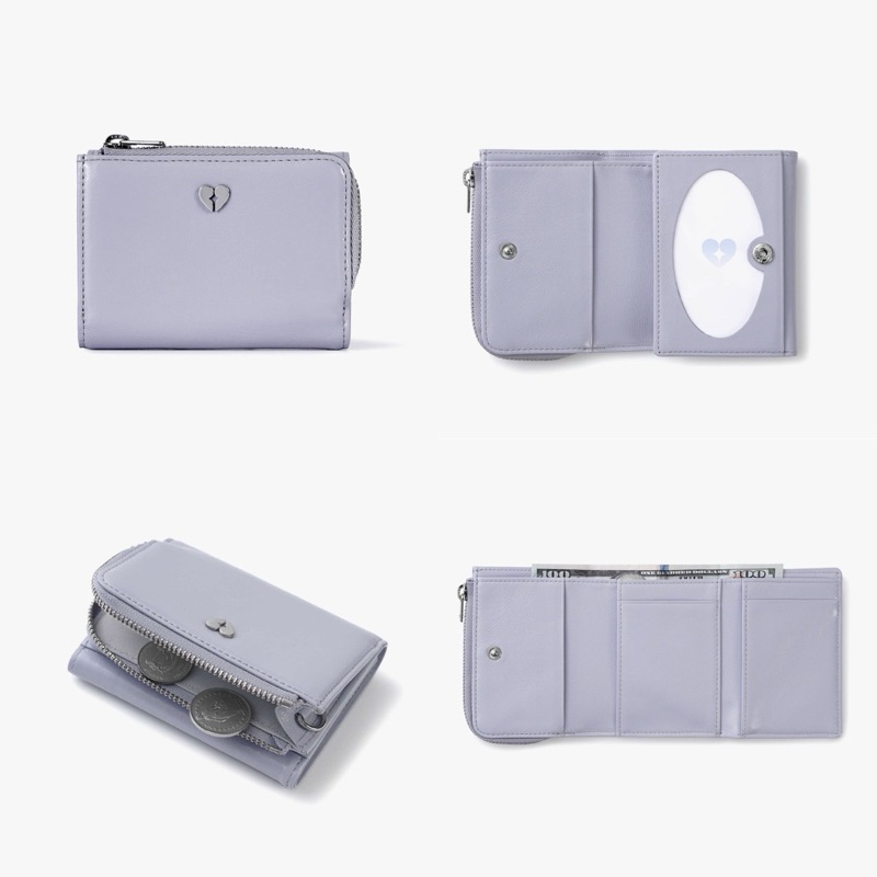 🎀 PREORDER / พร้อมส่ง 🎀 — FENNEC HEARTY ZIPPER WALLET