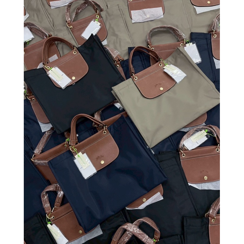 LC MARCHE TOP HANDLE BAG🤎(490฿) กระเป๋าถือแบรนด์ดัง ใบใหญ่ หนังอย่างดีขึ้นจากงานจริง ปั๊มตรงทุกจุด งานเป๊ะมากกๆ valen