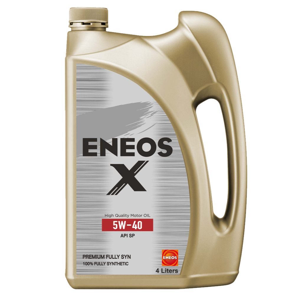 ENEOS X 5W40 นํ้ามันเครื่องสังเคราะห์เเท้  PREMIUM FULLY SYN 5W-40  มาตรฐาน API SP ขนาด 4+1 ลิตร