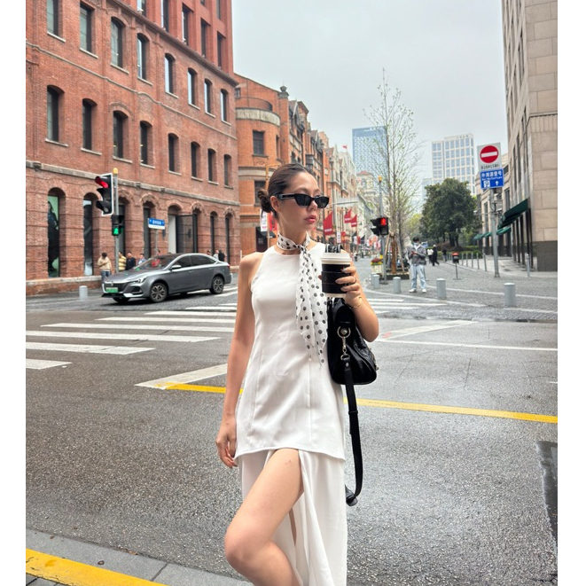 BROWN.BKK - AMI DRESS กลิ่นความแพงแบบติดแกลมสไตล์สาว Parisian chic จริตลูกคุณหนูติดหรูสุดๆ