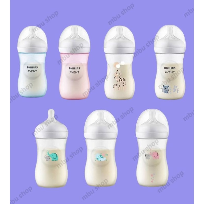 New มือ1 (พร้อมส่ง) ขวดนม Philip Avent ขนาด 9oz พร้อมจุกเบอร์3=1m+(Nobox)เพราะแบ่งขาย