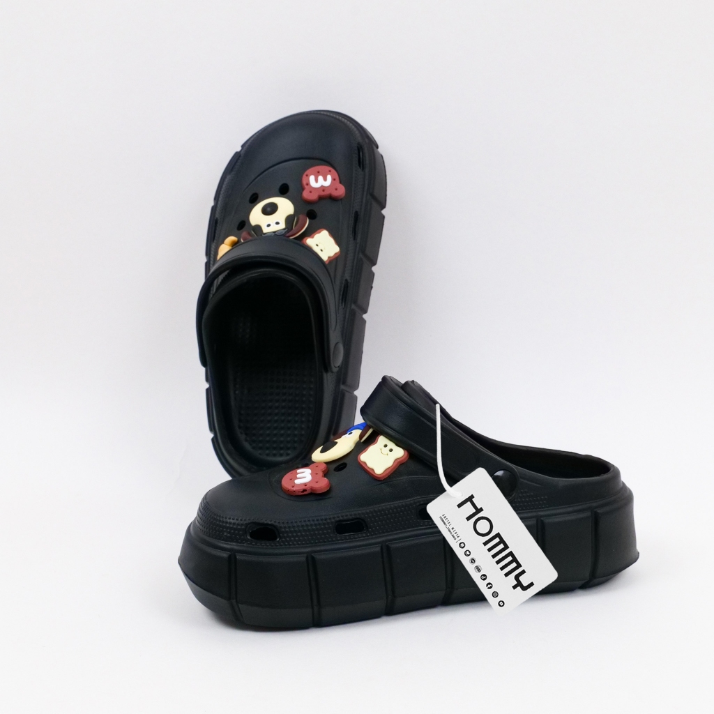 【พื้นหนา 6 CM -รุ่นใหม่2025】HOMMY รองเท้าแตะหัวโต แฟชั่น แบบมีสายรัด ใส่สบาย +จิ๊บบิท(SH-1/2)*.. - รูปที่ 3