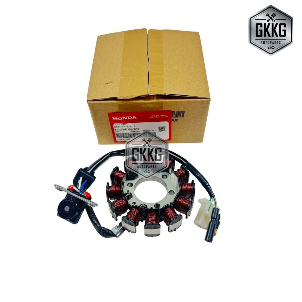 ฟินคอยน์ ขดลวดสเตเตอร์ (สตาร์ทมือ) แท้ศูนย์ 100% HONDA WAVE110i SUPER CUB (2021-2025) รหัส 31120-K1M-T01