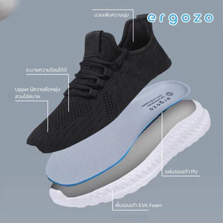 Ergozo รองเท้าผ้าใบ สุขภาพ แบบสวม รุ่น Comfy น้ำหนักเบา Unisex รองเท้ากีฬา GS-TW2501