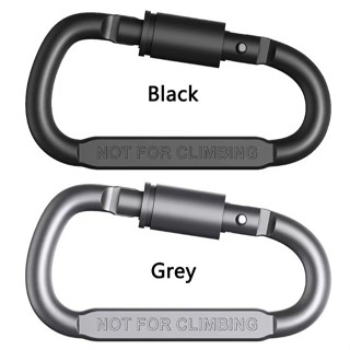 คาราบิเนอร์อลูมิเนียม คาราบิเนอร์ Carabiner D พวงกุญแจ ตะขอ …