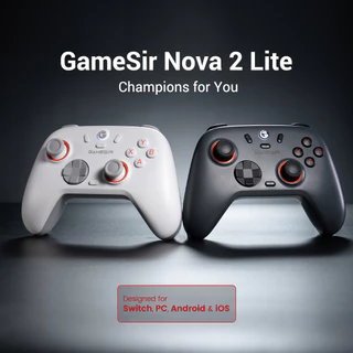GameSir Nova 2 Lite Wireless Controller จอยเกมไร้สาย รองรับ PC, Switch, Mobile #Qoomart