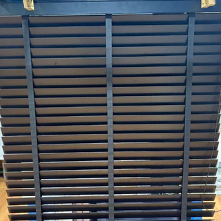 มู่ลี่ไม้ โฟมวูด Foamwood Blinds - B25-22 Black Color ขนาดใบ 50mm.