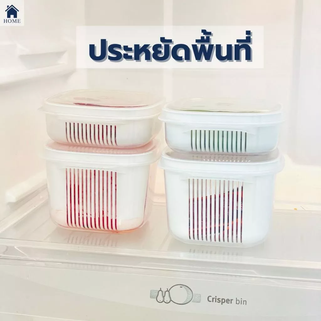 HOME กล่องเก็บอาหาร แช่แข็ง เข้าไมโครเวฟได้ เก็บของสด ข้าวย่อยกล่องบรรจุภัณฑ์ # กล่องถนอมข้าว thumbnail 5