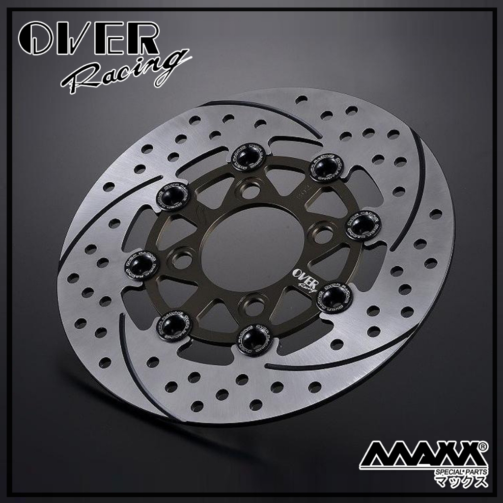 OVERRACING [OVER x SUNSTAR Brake disc Type: Semi-floating Monkey125/GROM ] จานเบรคโอเวอร์เรซซิ่ง (83