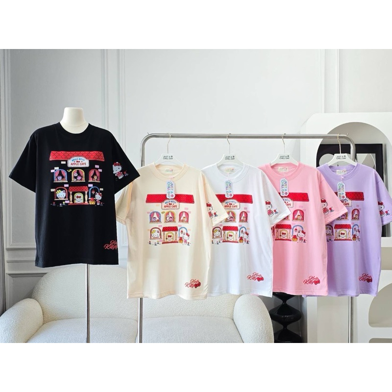 SIS.ON | พร้อมส่ง Oversize เสื้อยืดโอเวอร์ไซส์ ลายการ์ตูนน่ารัก ผ้าคอตตอน QT Snoopy ball