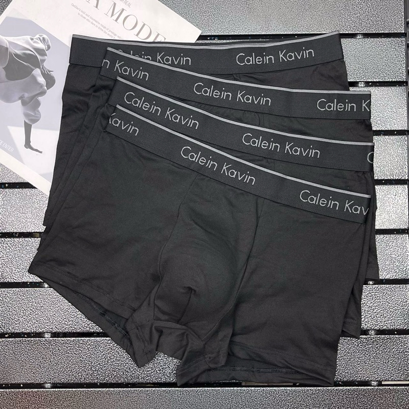 บอกเสื้อผู้ชาย กางเกงในผู้ชายเซ็ตสุดคุ้ม 1 กล่อง 4 ตัว 4 สี พร้อมกล้อง คุ้มๆผ้านุ่มใส่สบายระบายอากาศได้ดี​ พร้อมส่งในไทย - รูปที่ 5