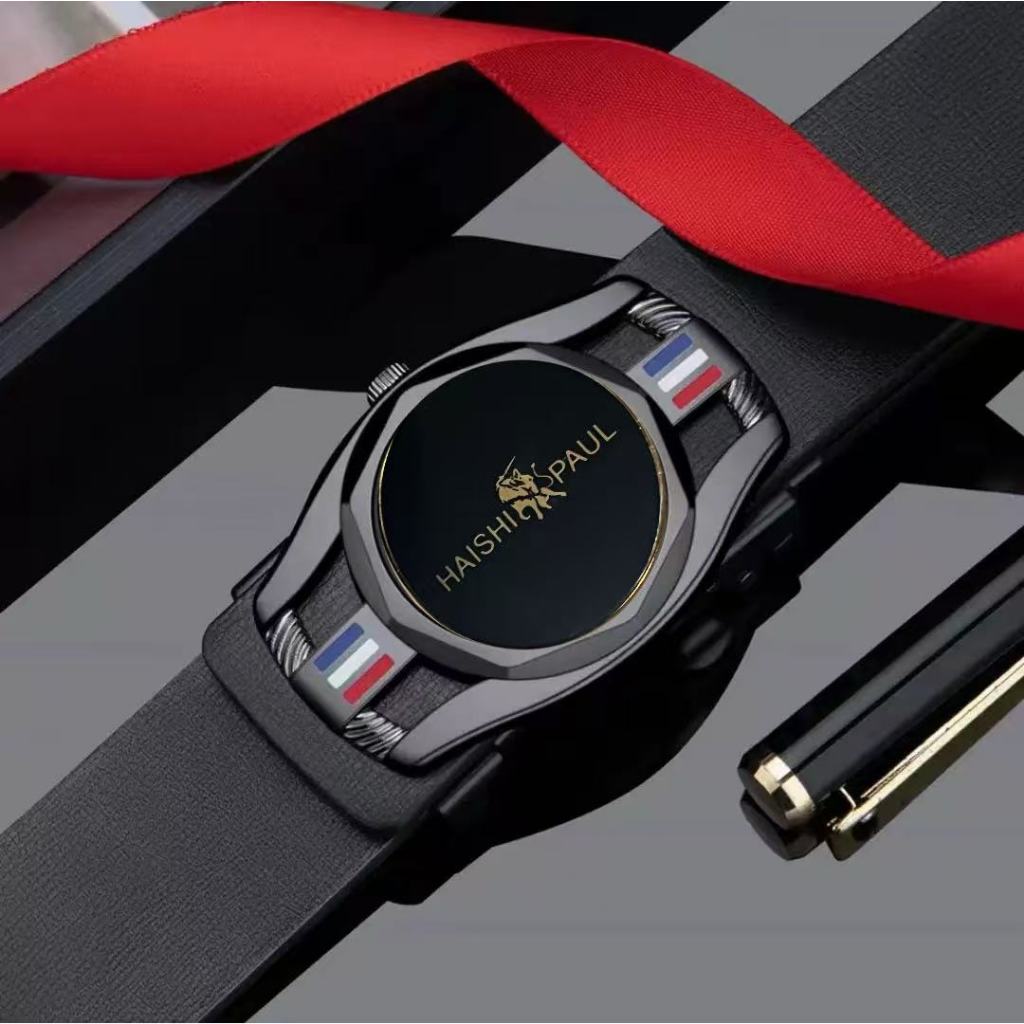 ราคาขายส่ง-เข็มขัดผู้ชาย เข็มขัดอัตโนมัติผู้ชายร่วมสมัย-ผสมอย่างไร้รอยต่อธุรกิจและลําลองดู - รูปที่ 4