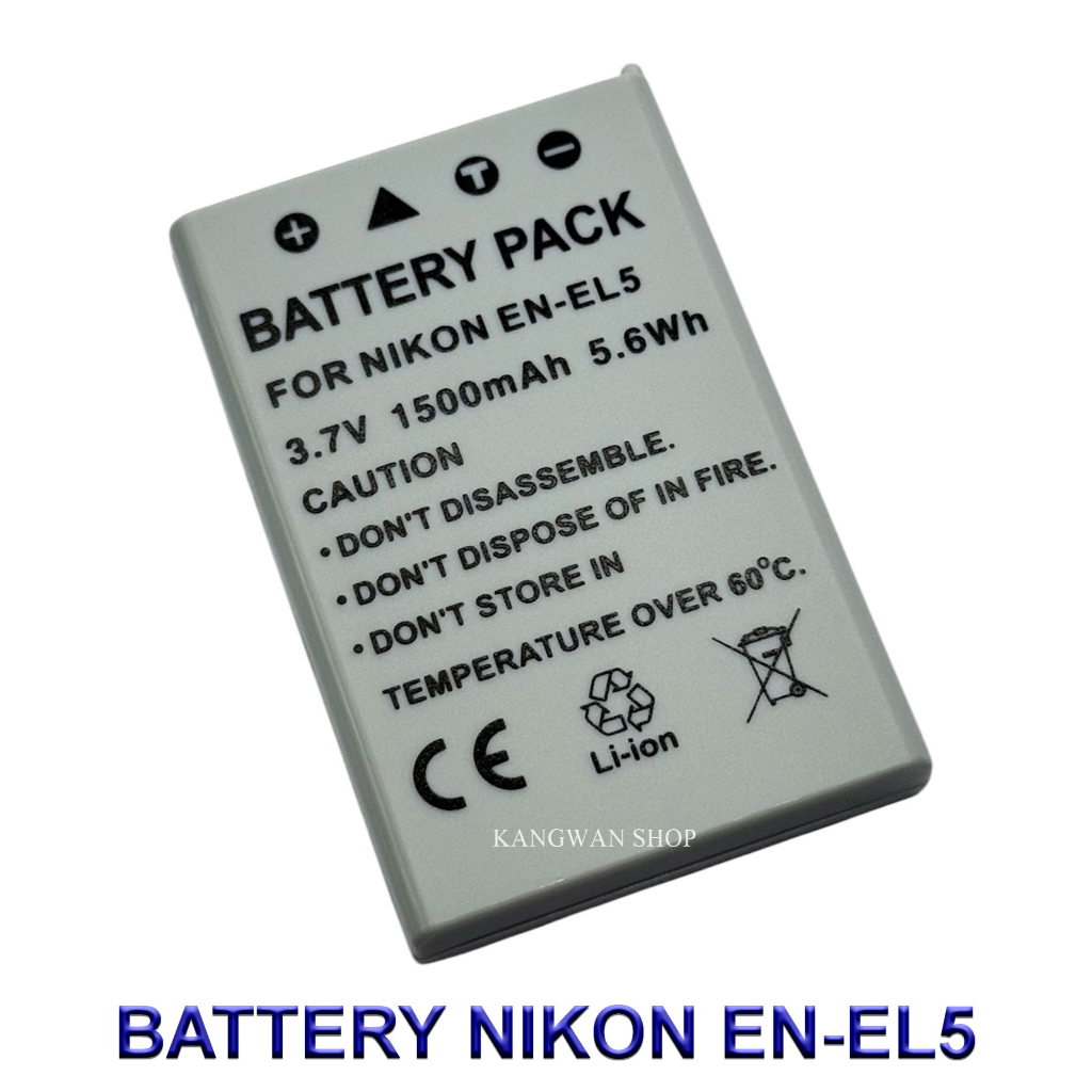 EN-EL5 \ ENEL5 Camera Battery for Nikon P6000,P530,P520,P510,P80 ,P500,P90,P100,5200,P5100,S10,P4,42