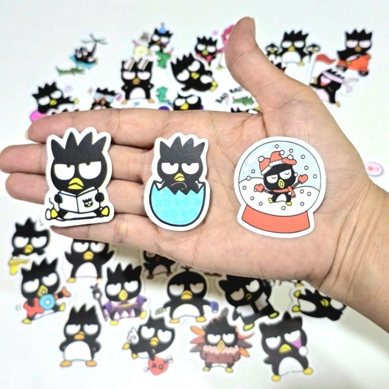 สติ๊กเกอร์ แบดแบดมารุ Bad Badtz Maru Sanrio ติดแน่น กันน้ำ (50 ชิ้น) sticker - รูปที่ 3