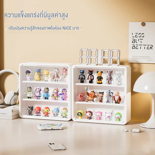 กล่องอะคริลิคใส กล่องโชว์ 3 ชั้น ฟิกเกอร์ ชั้นวางโมเดลอคริลิค ที่ใส่ของ และเก็บของ PET ที่เก็บโมเดล ที่โชว์โมเดล