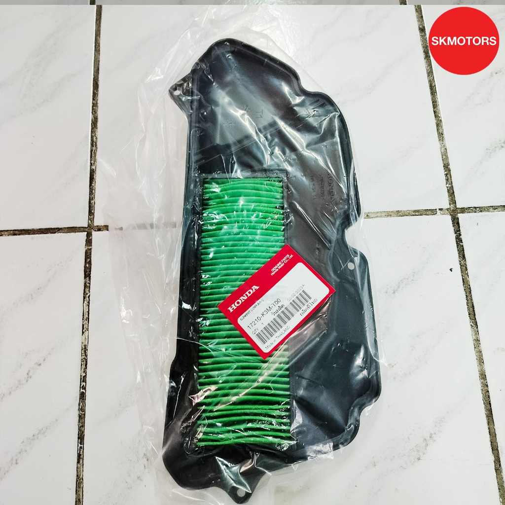 ไส้กรองอากาศ รหัสสินค้า 17210-KZR-600 สำหรับรถ HONDA PCX150 ปี 2012, CLICK125I ปี 2012-2014 แท้เบิกศูนย์100%