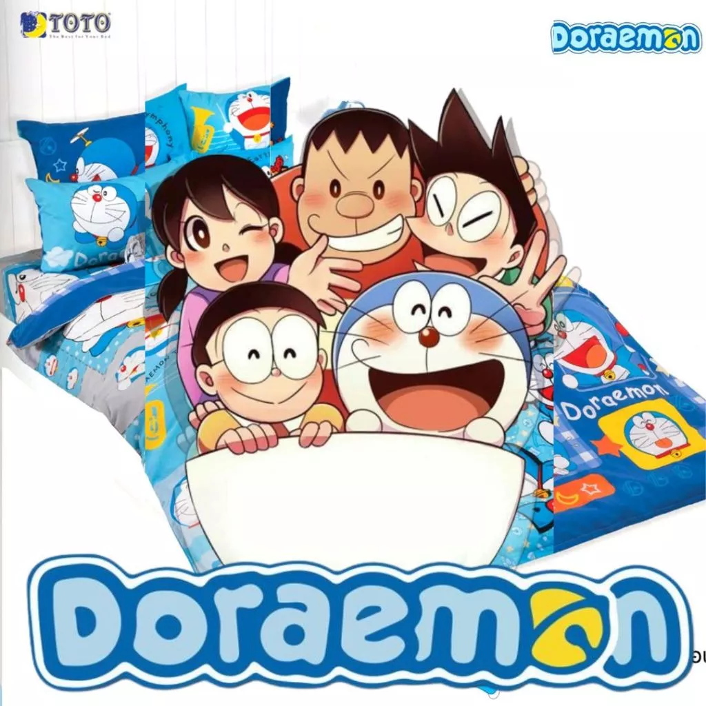 Toto ผ้าปูที่นอน ลาย Doraemon - รูปที่ 1