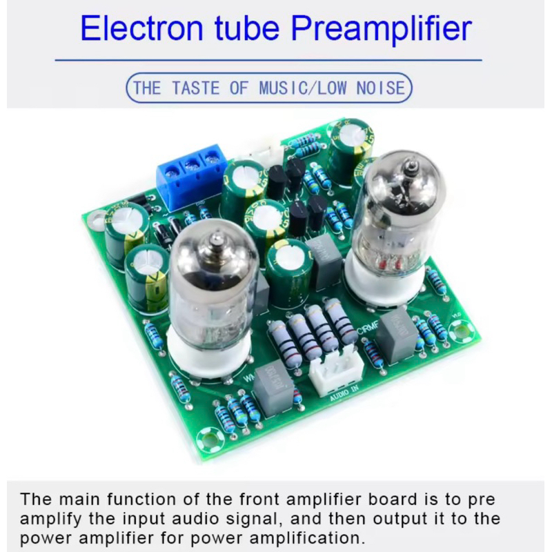 ปรีแอมป์หลอด แนวเสียงหลอด vacuum tube Preamplifier board electronic valve amplifier