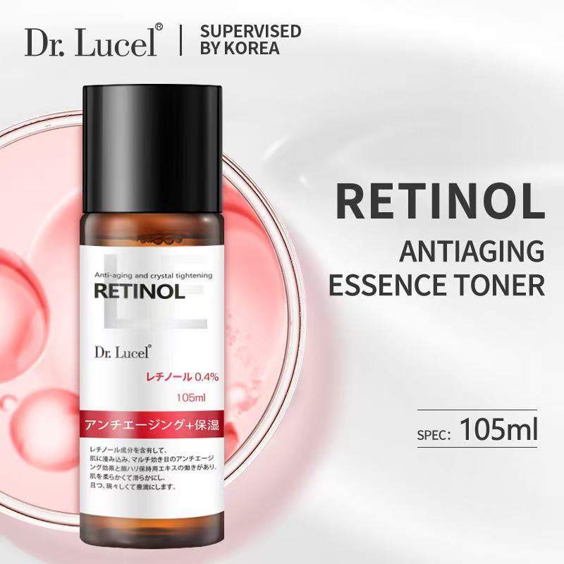 Dr.Lucel トナー retinol เรตินอล 105ml น้ําตบ โทน เนอร์ ลดริ้วรอย เพื่อผิวแลดูอ่อนกว่าวัย ญี่ปุ่น