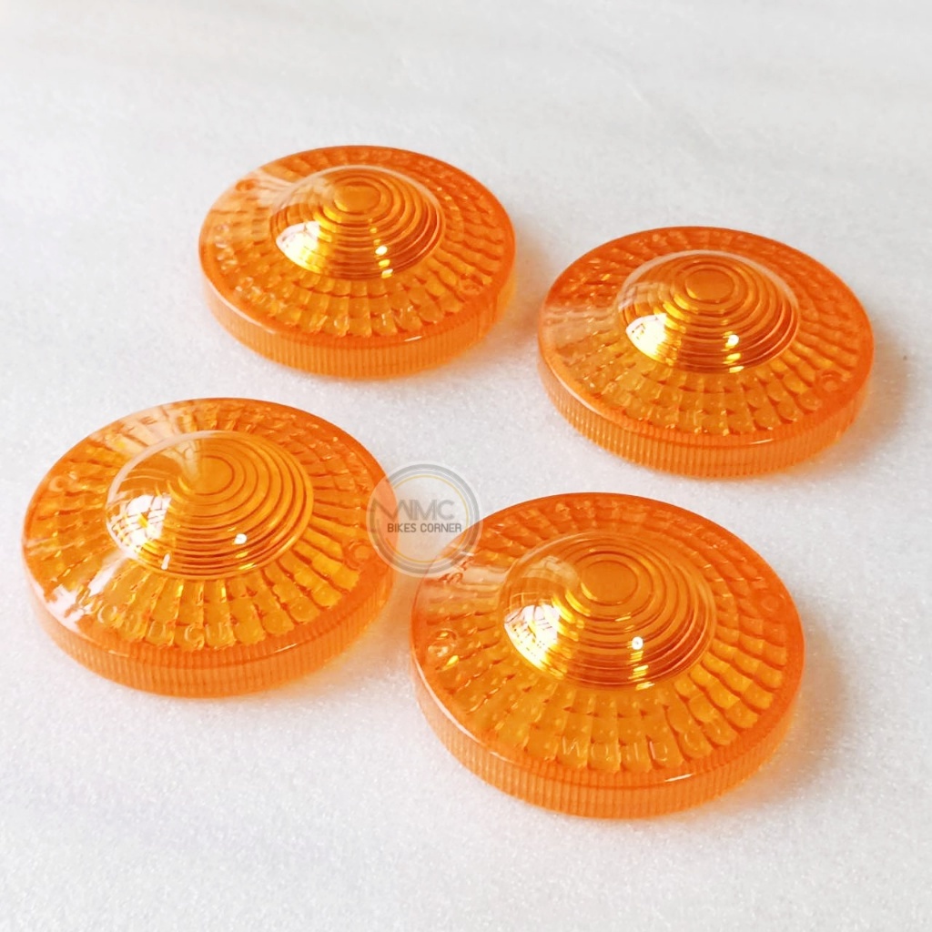 ฝาไฟเลี้ยว สำหรับ YAMAHA DT100 DT125 DT125MX DT175 DT250 DT360 DT400 เลนส์ไฟเลี้ยว สีส้ม งานใหม่ คุณ