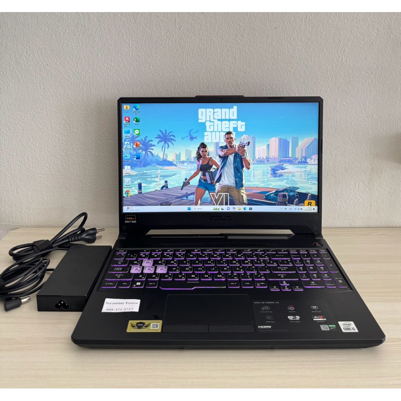 โน๊ตบุ๊คเกมมิ่ง Asus TUF Gaming F15 FX506LHB-HN323W