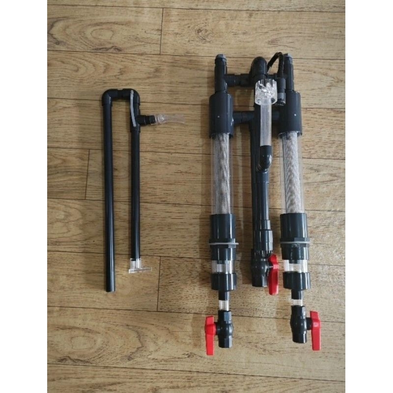 ชุดท่อคู่  25 mm. โอเวอร์โฟล Overflow ไม่ต้องเจาะตู้ แยกเศษขี้ปลาอัตโนมัติ พร้อม Outflow - รูปที่ 7