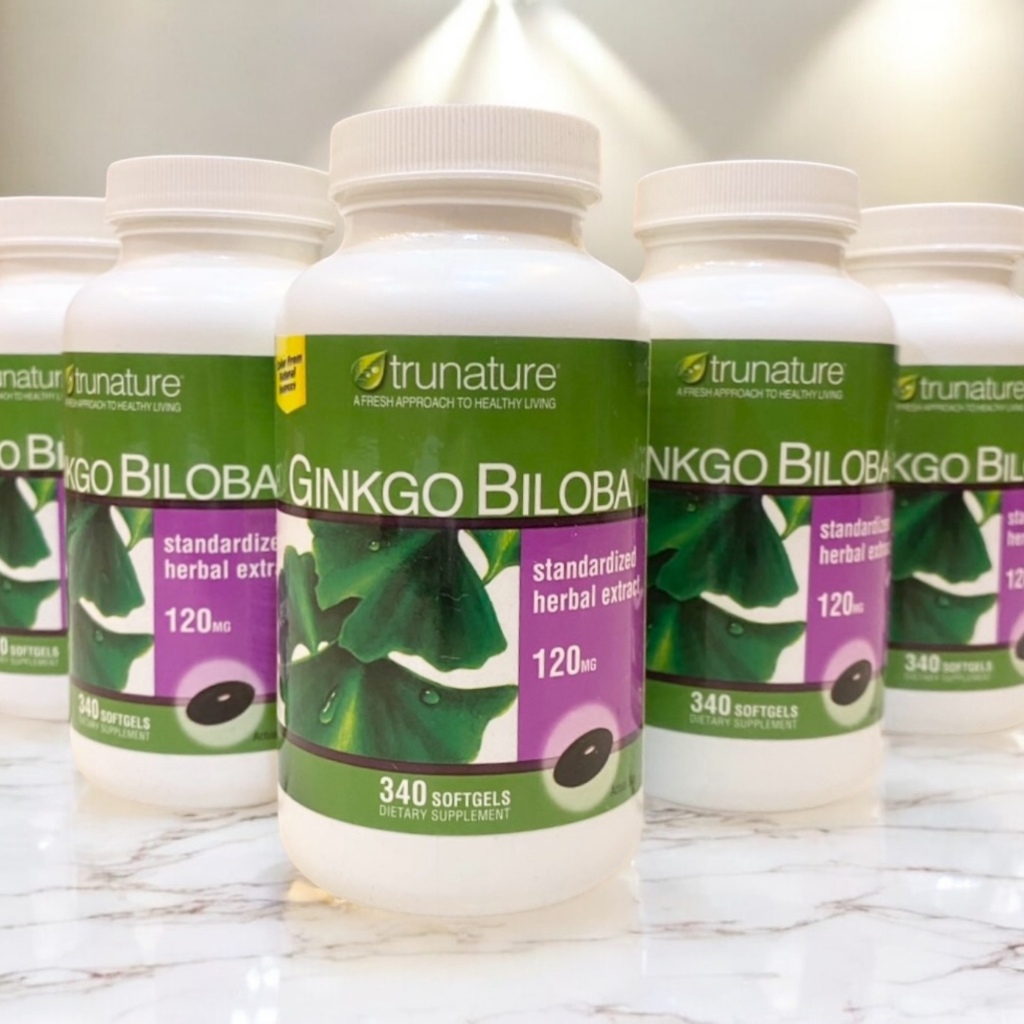 แท้เช็คได้🔥Exp.12/2027 Trunature Ginkgo 120 mg จำนวน 340 เม็ด