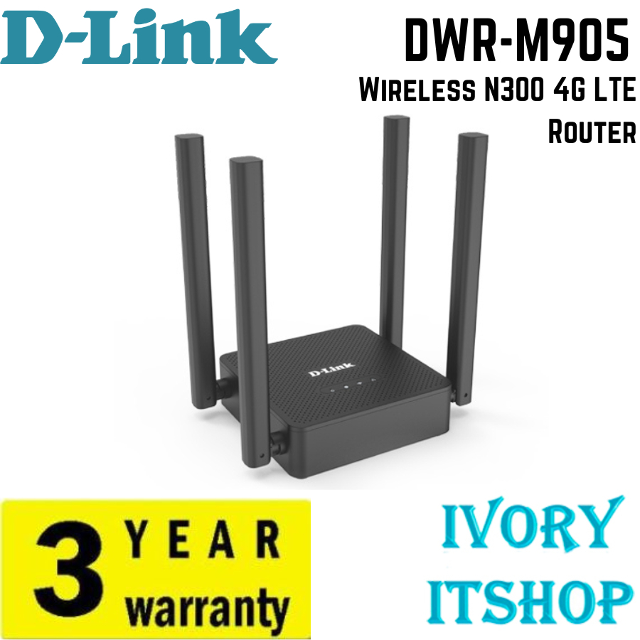 D-Link DWR-M905 Wireless N300 4G LTE Router