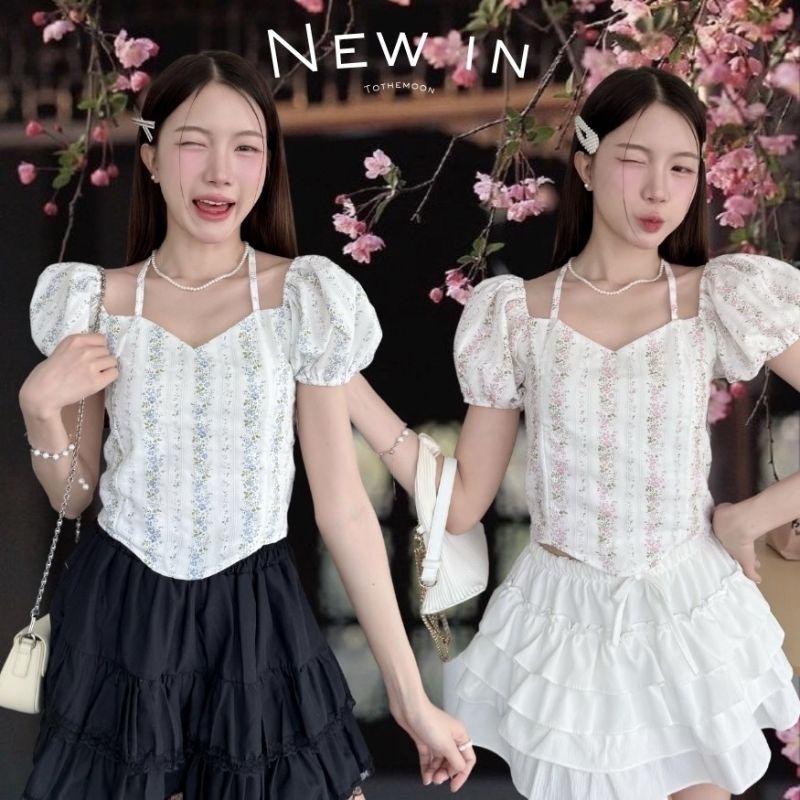 Pixxii : เสื้อแขนตุ๊กตามีสายผูกคล้องคอได้ ผ้าพิมพ์ลาย