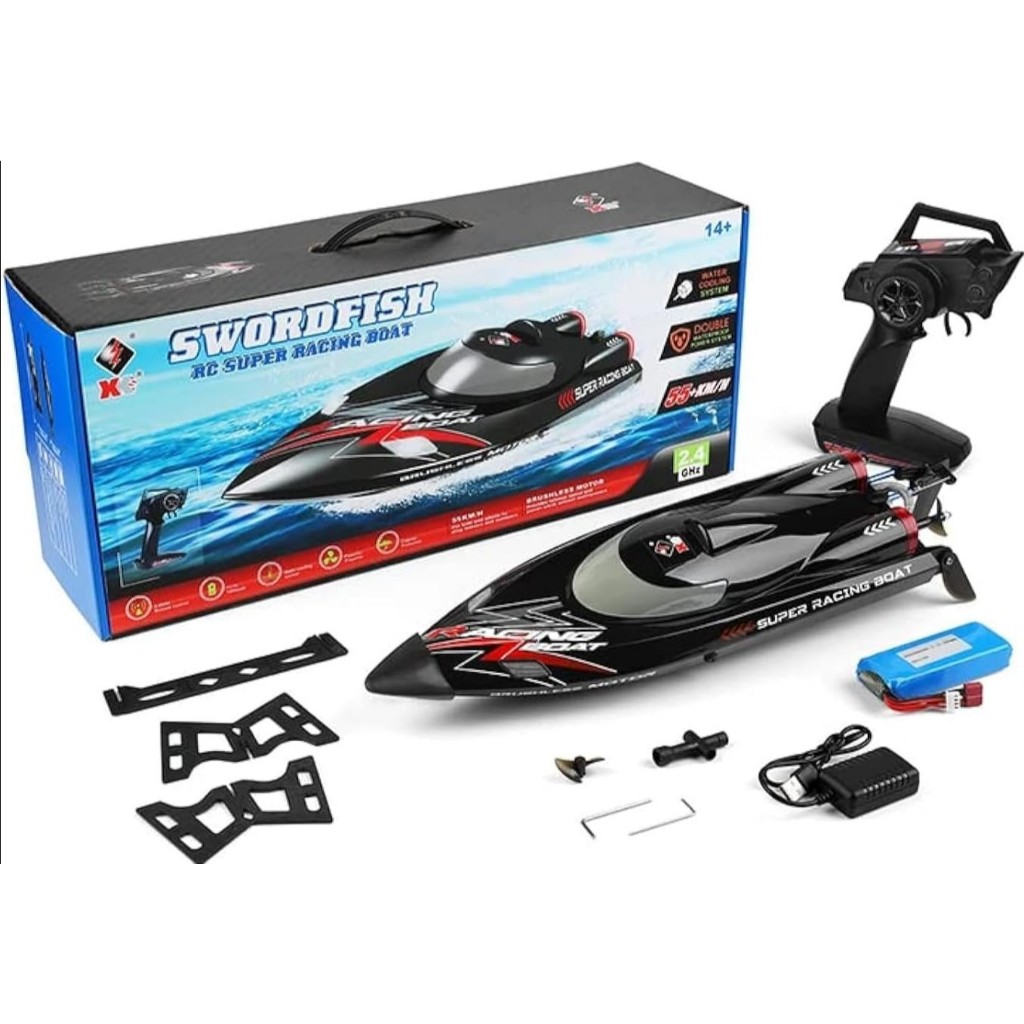 (สินค้าในไทย) สินค้าใหม่ เรือบังคับ wltoys wl916 ความเร็วสูง 55 กม/ชม ชุดพร้อมเล่น