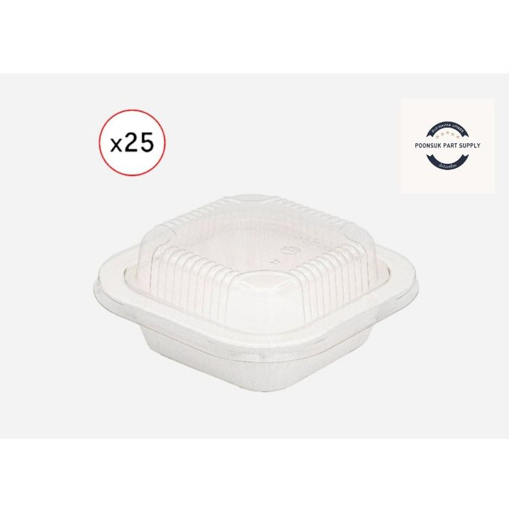 ซุปเปอร์เซฟ ถาดกระดาษเหลี่ยมซุปเปอร์เซฟ เบอร์ S010 270มล. x 25 ถาดกระดาษ ถาดกระดาษใส่อาหาร