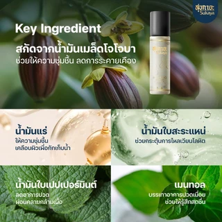 (ของแท้-พร้อมส่ง) Sukaya น้ำมันนวดสุขกายะแบบลูกกลิ้ง 12ml. 2 ขวด + อโรมาติก คูลลิ่งออยล์ 5ml. 2 ขวด