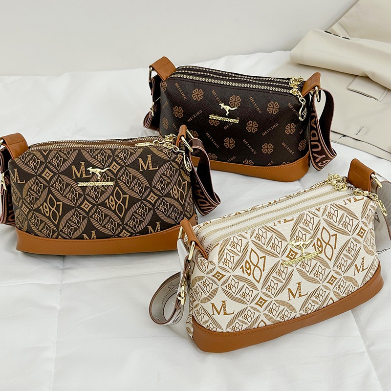 VNICE กระเป๋าสะพายข้าง ทันสมัยและหลากหลาย กระเป๋าหมอน สไตล์ย้อนยุค สำหรับผู้หญิง กระเป๋าสะพายใหม่