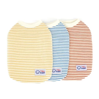 Best seller FLOT เสื้อผ้าสัตว์เลี้ยงจากเกาหลี ผ้าพรีเมียม แขนกุดใส่สบาย รุ่น DAILY PUPPY SLEEVELESS T-SHIRT