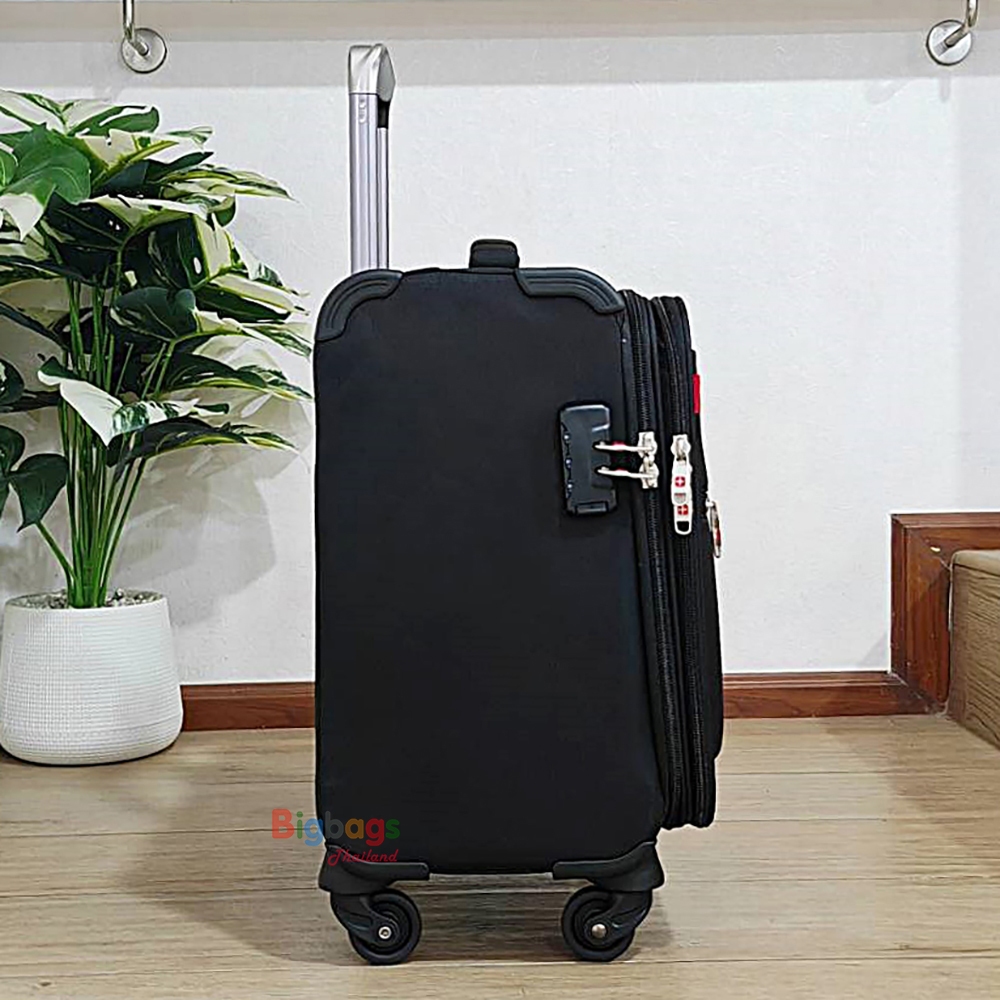 Swiss saint2009 กระเป๋าเดินทาง กระเป๋าล้อลาก กระเป๋าโน๊ตบุ๊ค คอมพิวเตอร์ แลปทอป ใส่เอกสาร ใส่เสื้อผ้า 18 นิ้ว รุ่น S1913 - รูปที่ 5