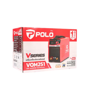 (pakkred ดีสุด) POLO ตู้เชื่อม ARC MMA Inverter ระบบ IGBT รุ่น VOM 201 /VOM 251 /VOM 351 อุปกรณ์ครบชุดพร้อมใช้งาน