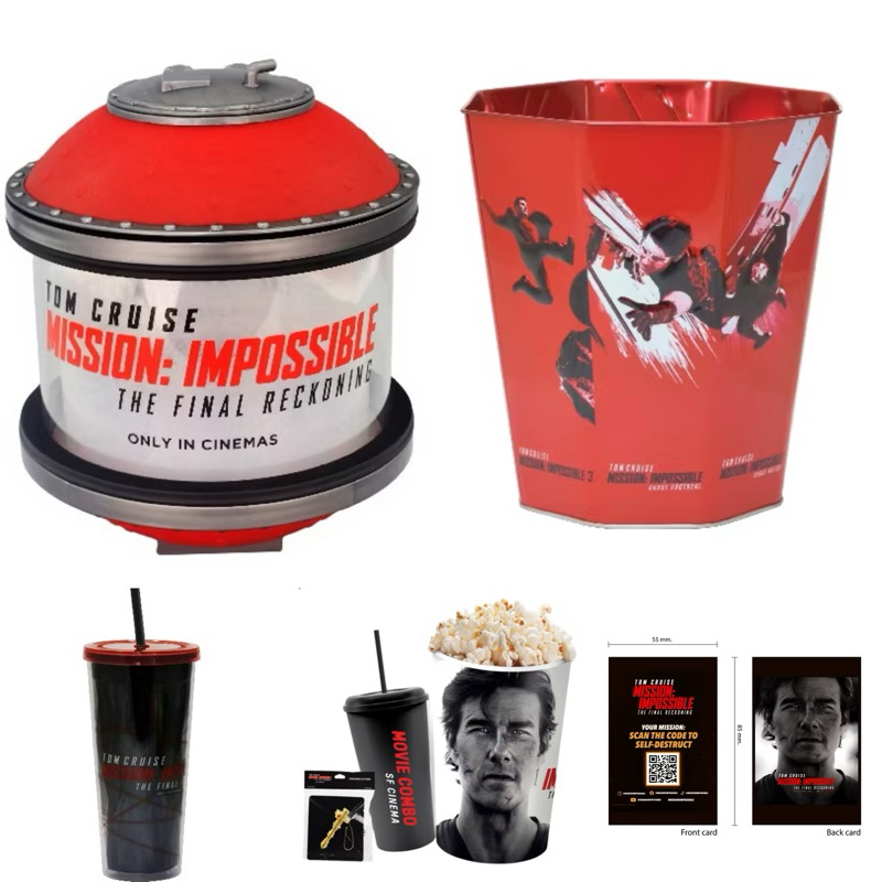 (ทักลด50%)ชุด combo set Mission Impossible 8 Combo Set ลิขสิทธิ์แท้จาก sf  major แก้ว mission imposs